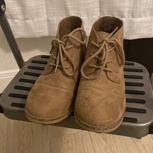 Tan booties